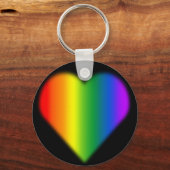 Gay Pride Sleutelhanger Rainbow Love Sleutelhanger (Voorkant)