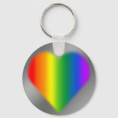Gay Pride Sleutelhanger Rainbow Love Sleutelhanger (Achterkant)