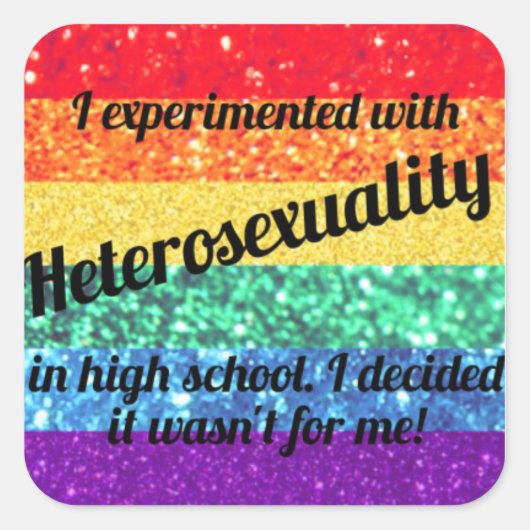 Gay pride sticker (Voorkant)