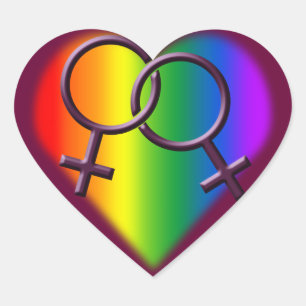 Gay Pride Stickers uit hetzelfde geslacht, lesbisc