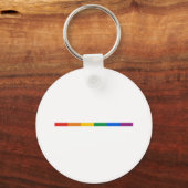 Gay Pride Stripe Sleutelhanger (Voorkant)