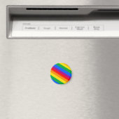 Gay Pride Stripes Magneet (Insitu (Vaatwasser))