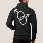 Gay pride Sweat - shirt à capuche amour du même se (Dos)