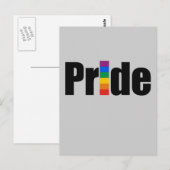 Gay Pride T-shirt Briefkaart (Voorkant / Achterkant)