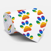 Gay Pride T-shirt Stropdas (Opgerold)