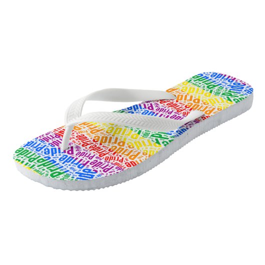 Gay Pride Teenslippers (Schuin)