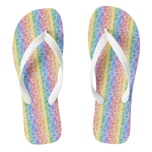 Gay Pride Teenslippers