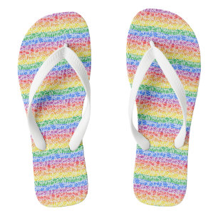 Gay Pride Teenslippers