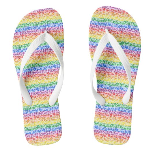 Gay Pride Teenslippers (Voetbed)