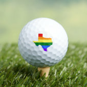 Gay Pride | Texas Rainbow Golfballen (Insitu Shirt)