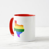 Gay Pride | Texas Rainbow Mok (Voorkant links)