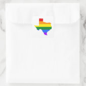 Gay Pride | Texas Rainbow Vierkante Sticker (Tas)