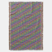 Gay Pride Throw Blanket Rainbow Love Decor Deken (Voorkant Verticaal)