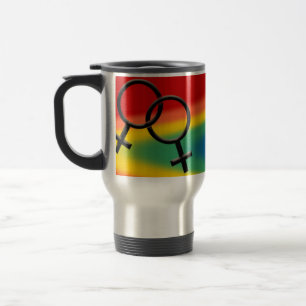 Gay Pride Travel Mugs Same-Sex Love Travel Mugs Reisbeker