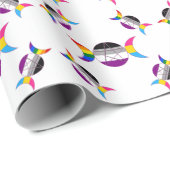 Gay Pride Triple Moon Goddess Pentacle Cadeaupapier (Rol Hoek)