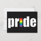 Gay Pride Uitnodiging (Voorkant)