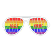 Gay Pride viering Aviator Zonnebril (Voorkant)