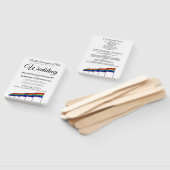 Gay Pride Wedding Fans met Programma Handwaaier (Niet-gemonteerd)