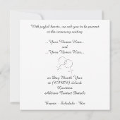 Gay Pride Wedding nodigt Kaarten uit van hetzelfde (Achterkant)