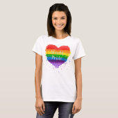 Gay Pride, World Pride Rainbow T-shirt (Voorkant volledig)