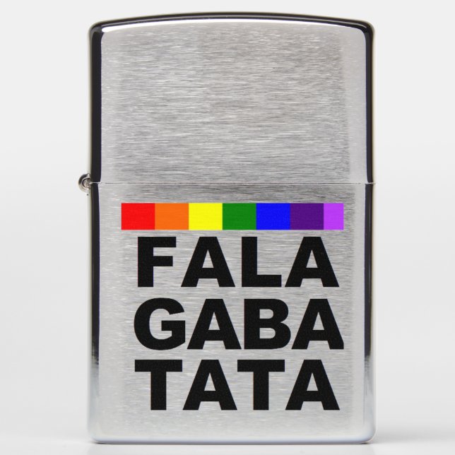 Gay Pride Zippo Lighter (Voorkant)