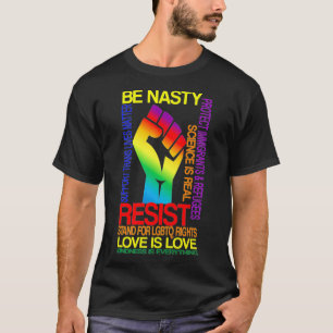 Gay PrideResist LGBTQ Gay Flag Pride Unity Support T-shirt