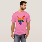Gay Rainbow Fairy T-shirt (Voorkant volledig)