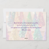 Gay Rainbow Holiday Christmas Kaart (Achterkant)