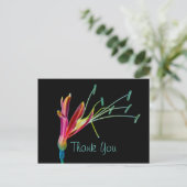 Gay Rainbow-kleuren Floral Dank je Briefkaart (Staand voorkant)