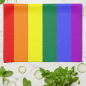 Gay Rainbow Pride Flag Theedoek (Gevouwen)
