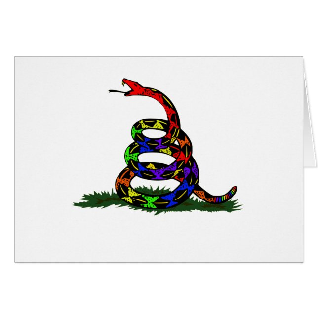 Gay Rainbow Snake (Voorkant Horizontaal)