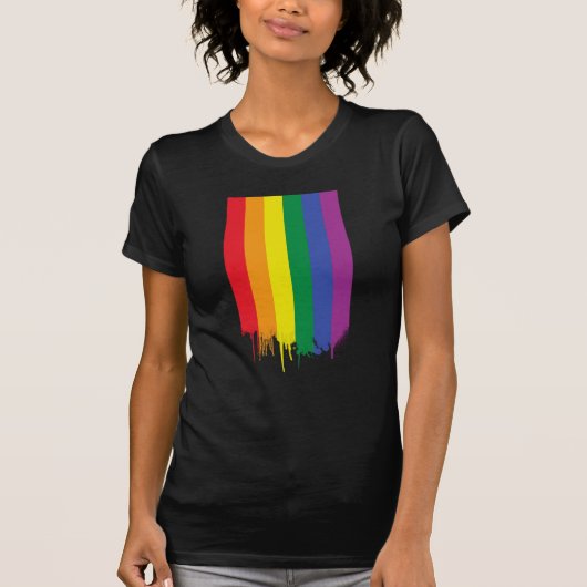 Gay Rainbow T-shirt (Voorkant)
