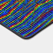 Gay Rainbow-vlaggenkleuren geometrisch ontwerp GLB Bureaumat (Hoek)