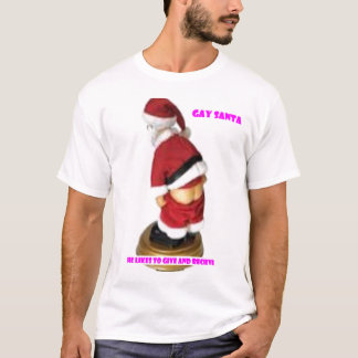gay santa 3 t-shirt