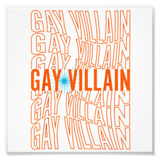 Gay schurk grappig meme lgbt gay pride lesbisch lg foto afdruk