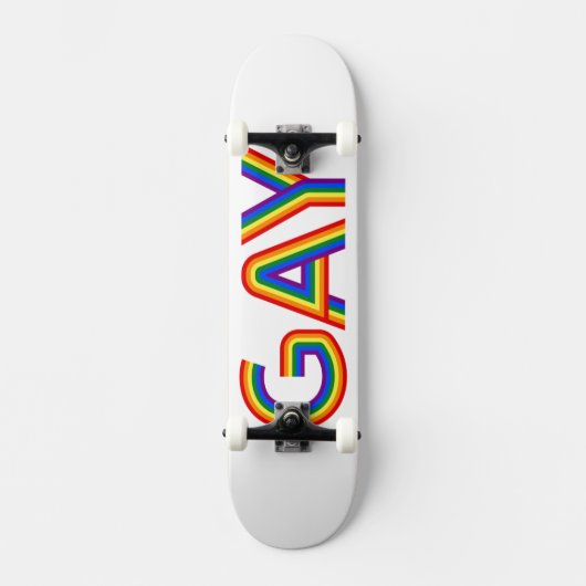 GAY SKATEBOARD (Voorkant)