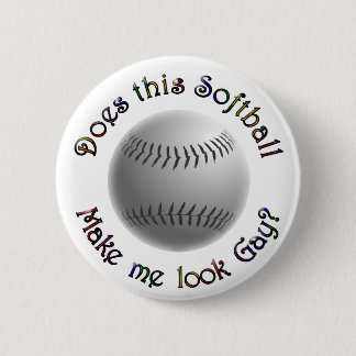 Gay Softball Ronde Button 5,7 Cm