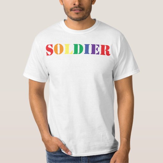 GAY Soldier T-shirt (Voorkant)