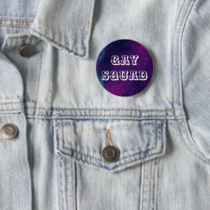 Gay Squad  Galaxy Ronde Button 5,7 Cm