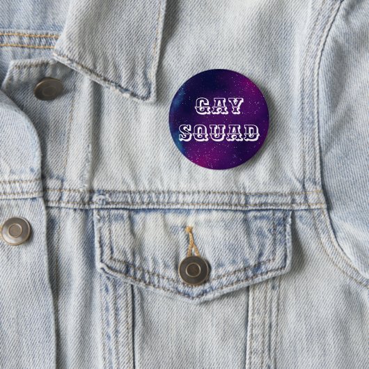Gay Squad  Galaxy Ronde Button 5,7 Cm (In situ)