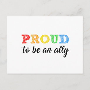 Gay Straight Alliance Ally Briefkaart