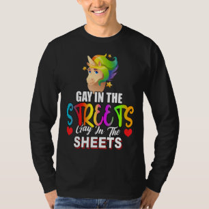gay straten gay in de lakens t-shirt