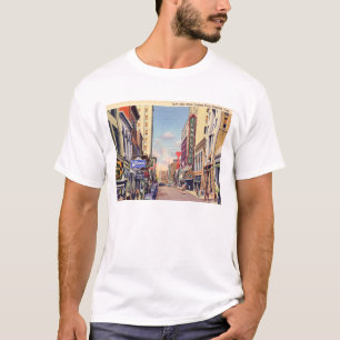 Gay Street, Knoxville, Tennessee Briefkaart T-shirt