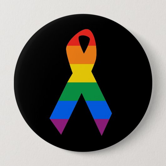Gay Suicide Awareness Ronde Button 4,0 Cm (Voorkant)