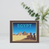Gay Travel Poster Egypte Briefkaart (Staand voorkant)