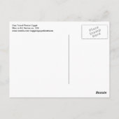 Gay Travel Poster Egypte Briefkaart (Achterkant)