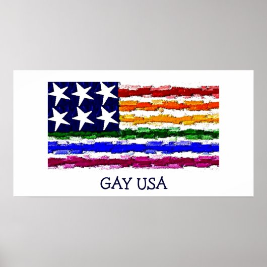 GAY USA POSTER (Voorkant)