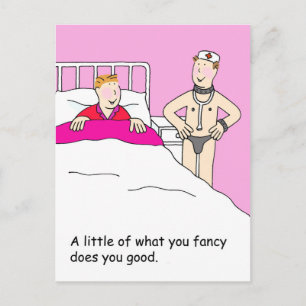 Gay Valentijn Cartoon Humor voor hem Briefkaart