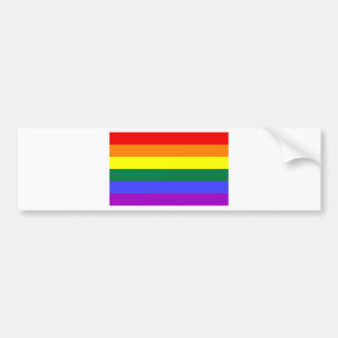 Gay vlag bumpersticker