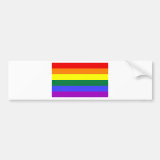 Gay vlag bumpersticker